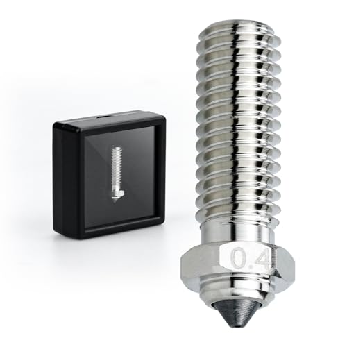 Buses bimétalliques Volcano 0,4 mm en carbure de tungstène haute conductivité thermique résistance à l'abrasion pour imprimante 3D Anycubic Vyper/Kobra Max/Plus, Artillery Sidewinder X2 Flsun V400