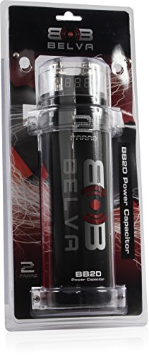 Belva Bb2D 2.0 Farad Capacitor With Digital Red Display, Perfect For Systems Up To 2000W #TOP3