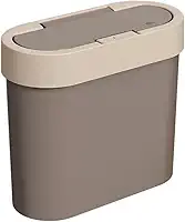 Coza - Lixeira Press Flat 2,8L - Warm Gray e Light Gray