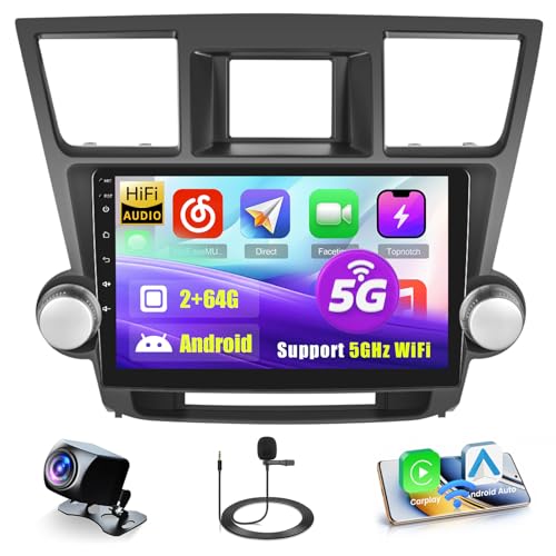 [Upgrade HiFi] Car Radio for Toyota Highlander 2008-2013, [2G+64G] 10.1