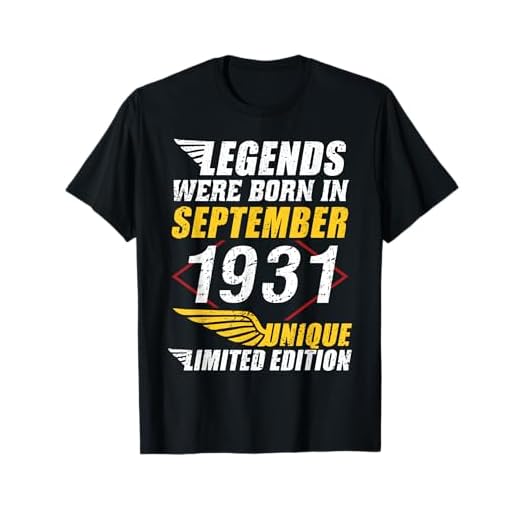 Cumpleaños Septiembre 1931 Edición Limitada Regalo Vintage Camiseta