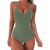 ❣Costumi da Bagno a Due Pezzi Moda Donna Tankini Canottiera+Pantaloncino da Bagno Costume per Mare,Spiaggia,Vacanza,Piscina,Party Costume Intero da Donna Sexy Moda Senza Maniche Halter Swimming Suit