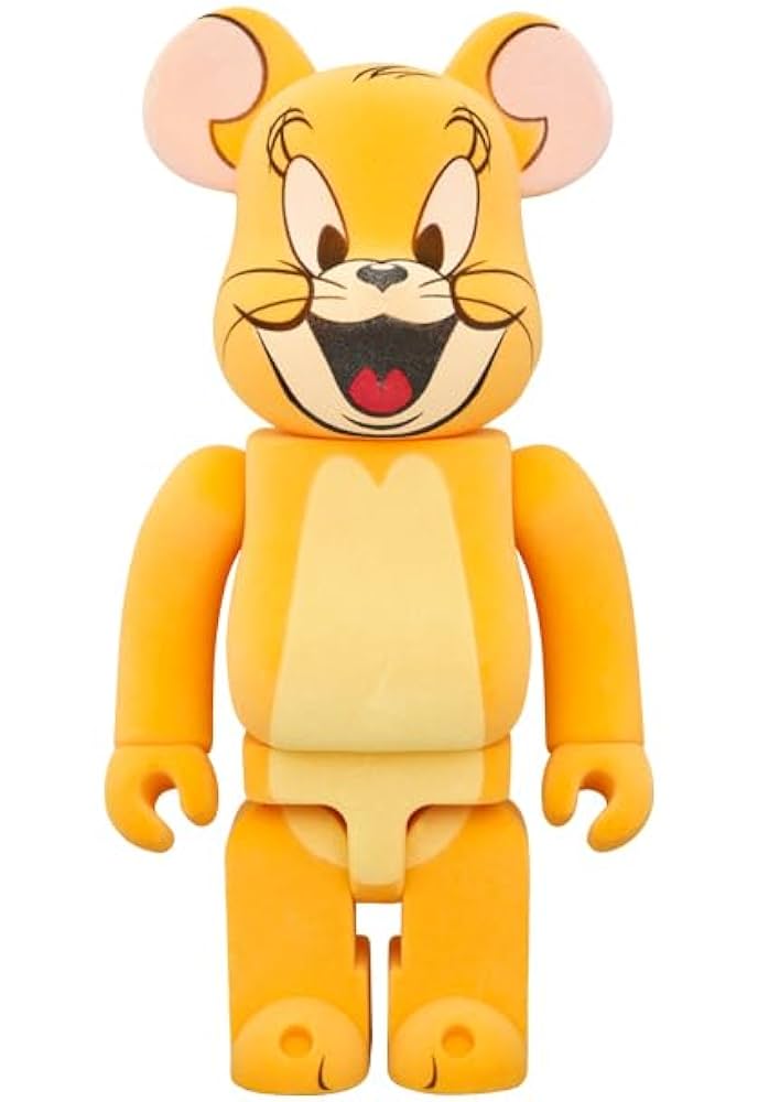 Amazon.co.jp: BE@RBRICK JERRY（Classic Color） FLOCKY Ver