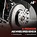 A-Premium Rear ABS Wheel Speed Sensor Compatible with Hyundai & Kia Models - for Sportage 2016-2022, Sonata 2014-2019, Tucson 2016-2021, Veloster N 2019-2022, Cadenza 2016-2020, Optima 2015-2020, FWD