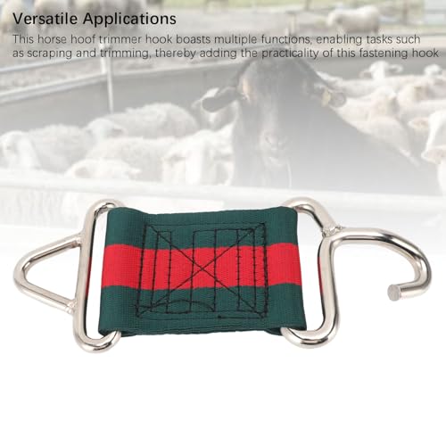 Gancho de Fixação do Casco de Gado, Gancho do Aparador de Cascos Com Fixação de Tecido de Nylon de A