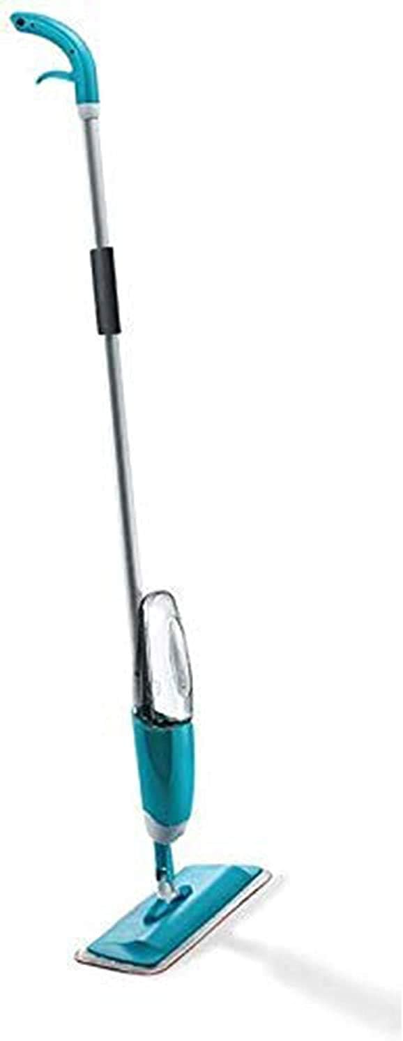 APNA Zone with Device Multifunctional Microfiber Floor Cleaning Healthy Spray Mop with Removable Washable Cleaning Pad and Integrated Water Spray Mechanism (Blue, 46 x 16 x 10 cm)