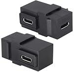 AAOTOKK – AAOTOKK 90 Grad USB C 3.1 Trapezbuchse Stecker,Rechteckiger 
