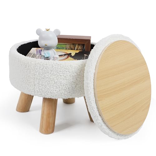 HAITRAL Ottoman Foot Rest – White HAITRAL Ottoman Foot Rest – White