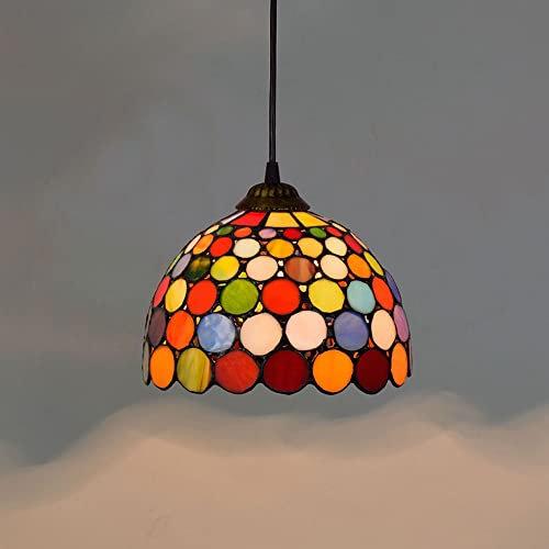 Lustre en vitrail au plafond européen kulgony pour restaurant et café chic