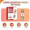 Wart Corn Remover Pads for Feet: 30 Pack 40% Salicylic Acid Extra Strength Treatment - Fast Effective Wart Corn Remover Bandages for Kids Adults Seniors Teens Athletes Runners Hikers Workers Men Women
