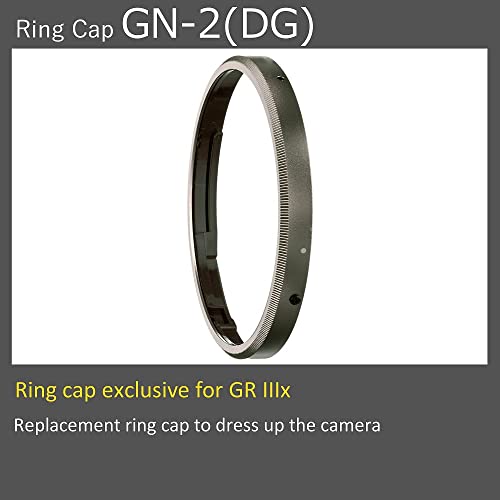 Anillo de objetivo GN-2 Ricoh gris oscuro para cámara compacta GR IIIx 2