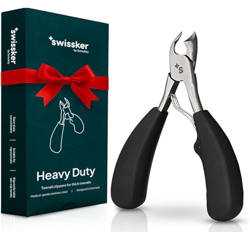 Swissklip Toenail Clippers | Heavy Duty Toe Nail Clippers I Toenail Clippers for Thick Nails I Big Toe Nail Clippers for Thick Toenails I Heavy Duty Nail Clippers for Thick Nail