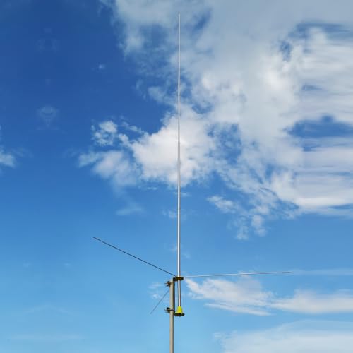 YNIBST 26~28MHz CB Base Station Antenna,20 ft. 100W Aluminum Alloy Omni-Directional Outdoor Antenna for Cobra Midland Uniden President CB Radio Transceivers