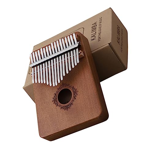 NOLITOY 1個 フィンガーピアノ ミニピアノ ミニサムピアノ ピアノのプレゼント ポータブル 楽器 贈り物 親指 カリンバ 木製