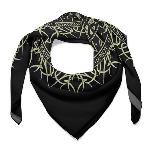 Square Silk Like Head Scarf, Womens Hair Scarf Neck Scarves Sleeping Hair Wraps Scarf 27 x 27 Inch3