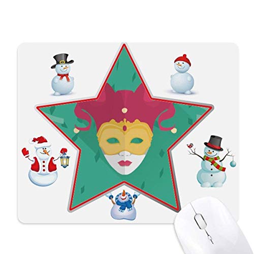 Tapis de souris étoile avec motif carnaval de venise imprimé haute définition