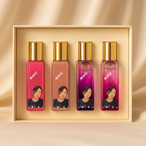 Image of Perfumes (Customized Luxury Perfume Gift Set for Women 4x20ml | BellaVita Original EDP Spray Set | Long Lasting Fruity Floral Scent Luxury Gift for Her)