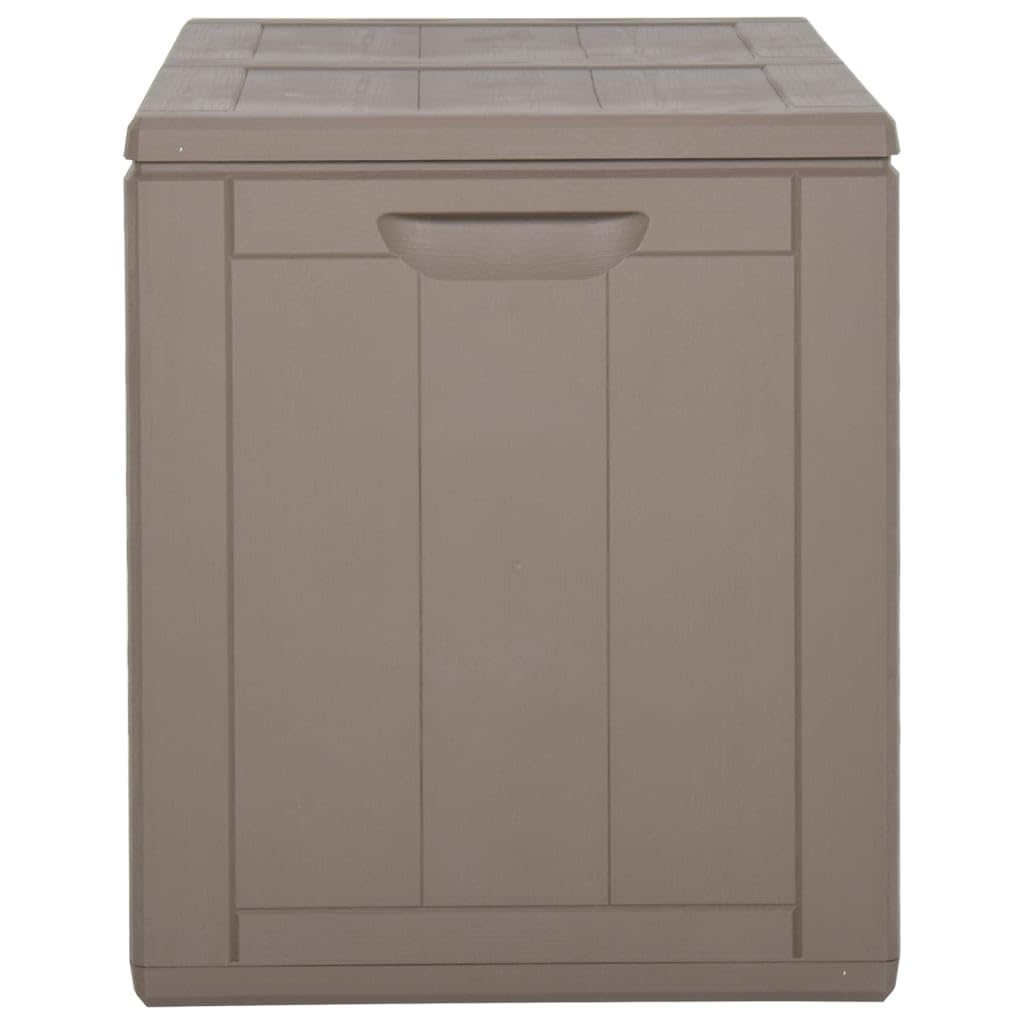 Mobili da esterno, scatole di immagazzinaggio all'aperto Scatola di immagazzinaggio del giardino 180L Brown PP Rattan
