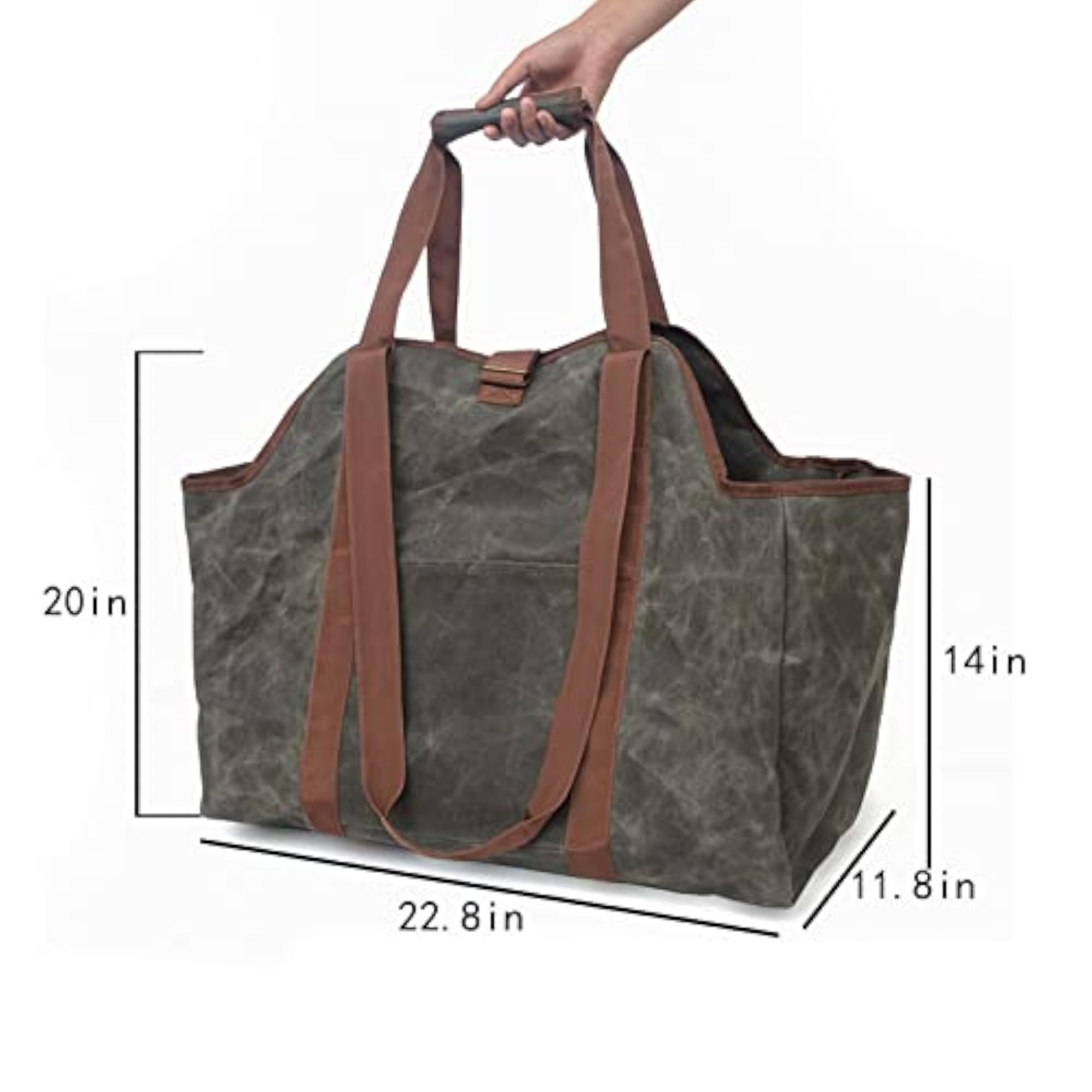 Tear-Resistant Log Storage Bag for Outdoor Use
