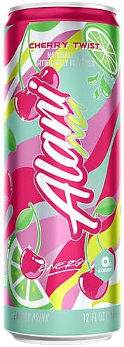 Alani Nu Energy Drink - Cherry Twist Limited Edition (12 Drinks, 12 Fl Oz. Each)