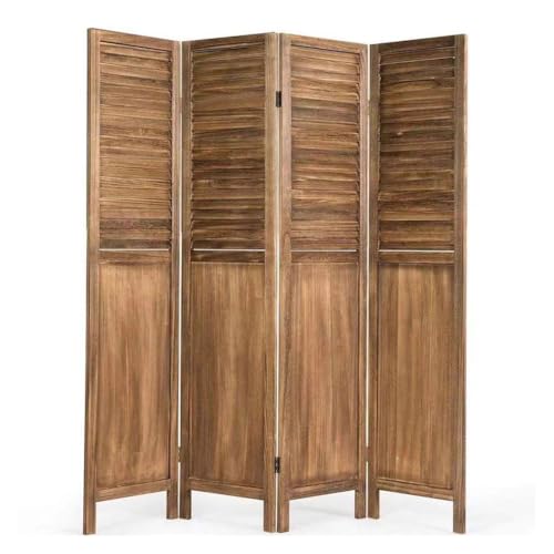 Artiz 4 Separadores De Sala De Paneles, Pantalla De Privacidad Plegable Tabiques Independientes Pantalla Decorativa De Madera Adecuado para Dormitorios, Restaurantes, Oficinas, Estudios