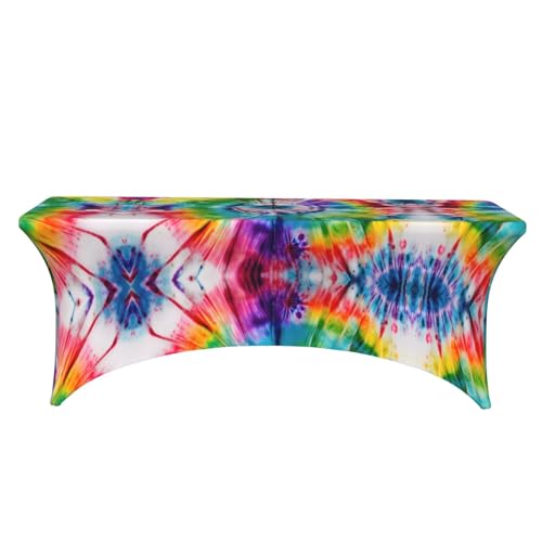 Nappe de table extensible pour masquer une table de mariage - 3
