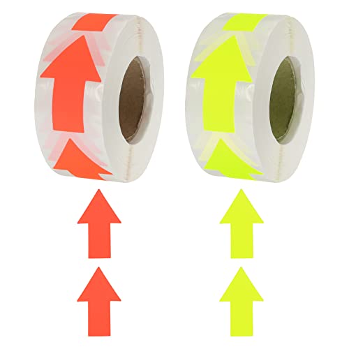 Sourcing map 2 etichette adesive a forma di