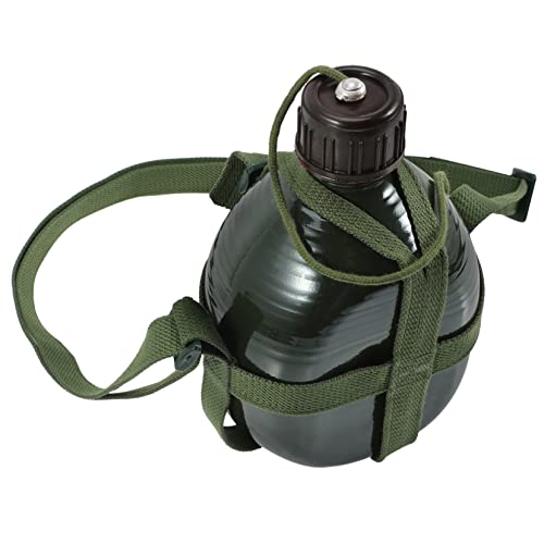 OHPHCALL Portable Water Bottle Durable Outdoor Water Container Lightweight Crossbody Canteen for Hiking Camping Travel Reliable Water Storage Accessory