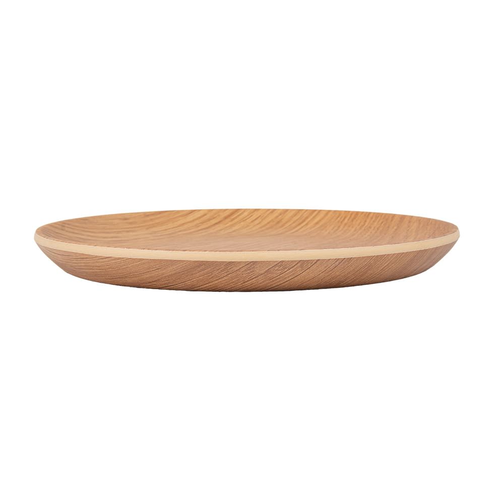 Garcia de Pou 12 unità - Piatti piani Ø 15,3 x 1,5 cm Simile Legno Melamina