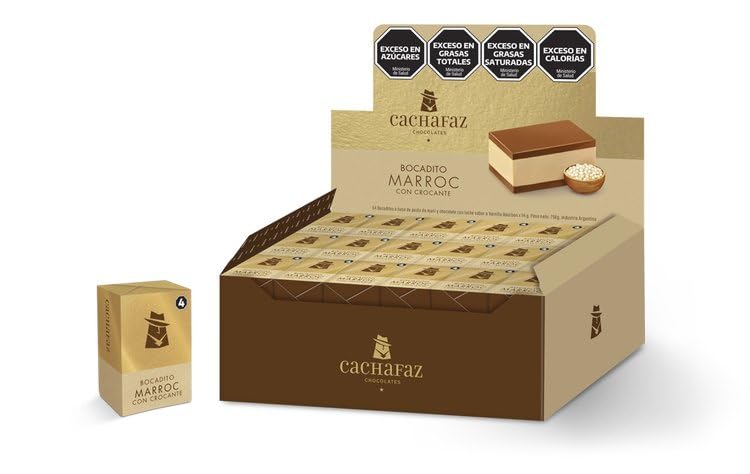 Cachafaz Mezcla de chocolate Marroc de maní y chocolate con leche con arroz crujiente.26.46 oz  26.45 onzas