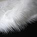 Yimihua Tissu en Peluche Tissu en Fausse Fourrure matériau en Fausse Fourrure à Poils Longs Moelleux pour Costume Mode Tapis Accessoires Décors Chaise Cosplay Décoration 150cm*50cm(Color:Blanche)