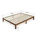 ZINUS Alexia Wood Platform Bed Frame, Solid Wood Foundation, No Box Spring Needed, Wood Slat Support, Easy Assembly, Rustic Pine, Queen
