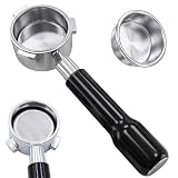 54mm Bottomless Portafilter, 3 Ears Espresso Portafilter with 18-20g Basket