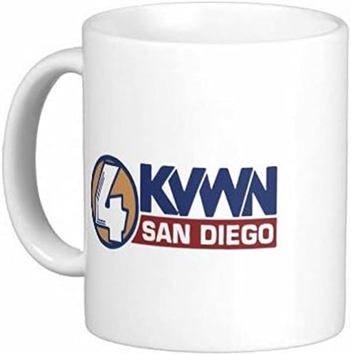 Miniatura 3 de Taza de café de cerámica con logotipo de Kvwn Channel 4 de 15 oz por Quick Mugs 2 U