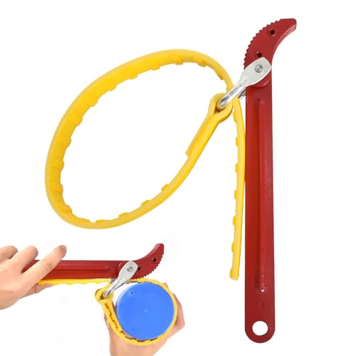 DecorDwell Filtro Dell'olio,Chiave a Nastro Multifunzione,Chiave a Cinghia in Gomma,Chiave Filtro Olio,Chiave per Apribottiglie,Strumento di Rimozione Manuale da Auto da Moto (12)