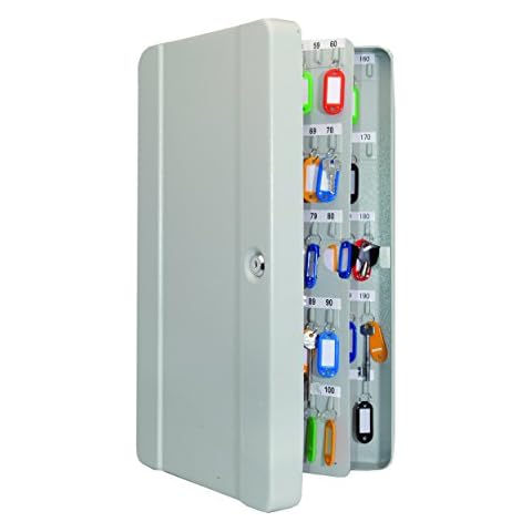 Helix White Key Safe Cabinet 200 Capacity Cover