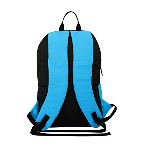 Image of Nivia Cloud School Bag, Faced Water-Proof Lightweighted, Breathable air mesh, Highly Durable and Mini Cord Fabric Bag, Adjustable Shoulder,100% Polyester,Bags for Kids, (Sky Blue),Capacity-19 litres