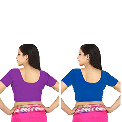 Image of Namita Women's Rubia Cotton Solid Half Sleeve Blouse