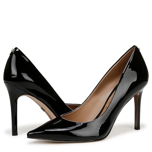 Image of Sam Edelman Women's Hazel Pump, Black Patent Leather, 5.5