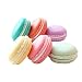 Ogquaton Macaron Aufbewahrungsbox Mini Geschenkboxen Schmuck Aufbewahrungsbox Organizer Box für Ringe Halskette Armbänder Ohrringe Harz 6 stücke Kreative und Nützliche