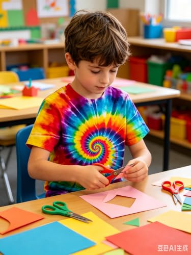Image of Boys Tie Dye Shirt Size 4-14 Hippies Senior Rainbow Tees T Shirts for Kids | Tees T shirts for Kids