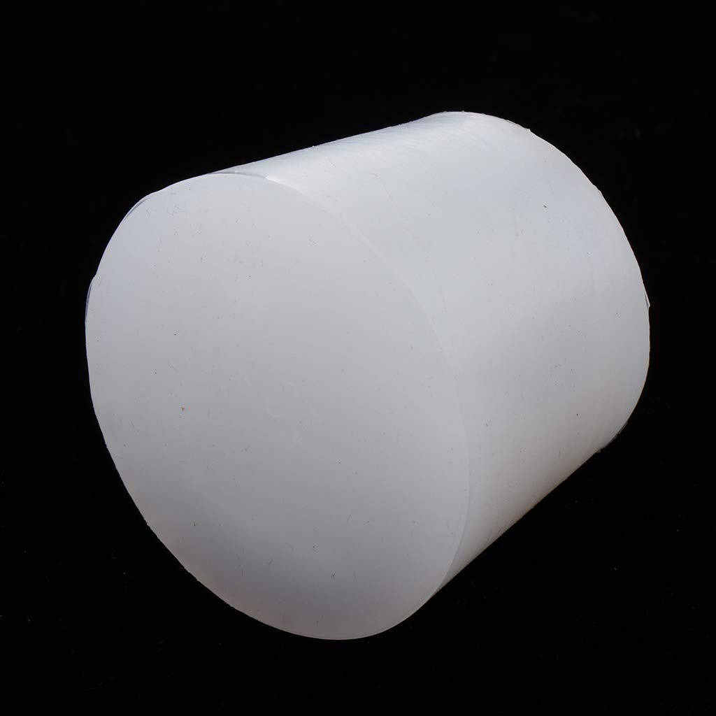 Bouchon de bouteille de vin en silicone pour tube de verrerie de laboratoire 4-10 cm, sans trou 4-10 cm