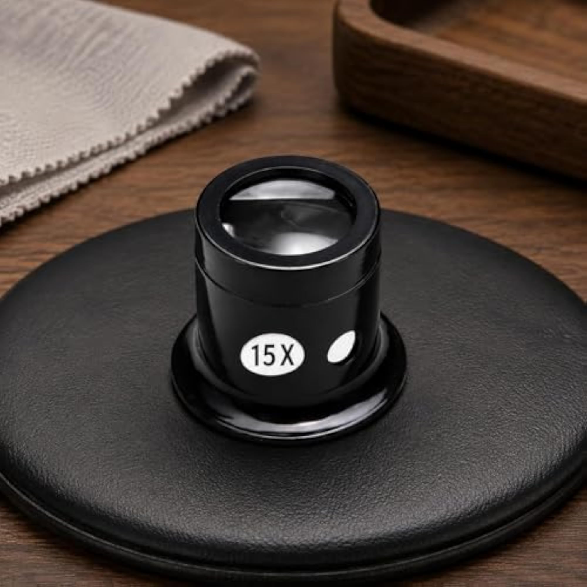 Cylindrical Body Watch Repair Loupe, 15X Magnification
