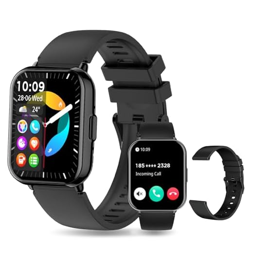 PEJE Relógio inteligente, Smartwatches de 1,39” para homens e mulheres, (atende/faz chamadas), relógio de fitness à prova d'água IP67, Smartwatch para Android iOS (Preto)