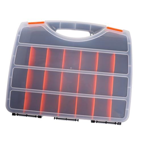 Boîte de rangement plastique à cloisons Healvian pour petits objets - 8