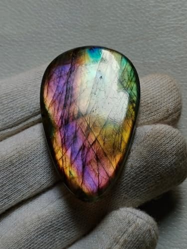 Labradorite violette naturelle pour fabriquer votre propre pendentif en cristal fait main - 2