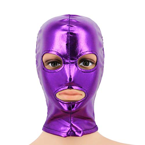 Image of Metallic Cycling Face Neck Mask Hat Ultra Balaclava Hood