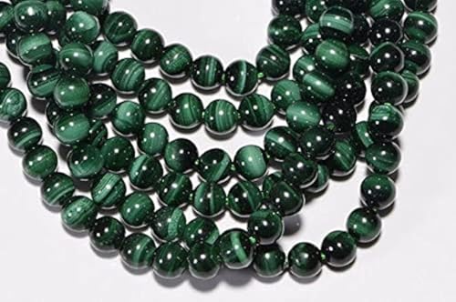Malachite 5mm perles naturelles pour création de bijoux et loisirs créatifs - 2