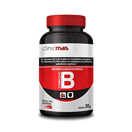 Kit 2 Complexo B 500mg Chá Mais 60 cápsulas