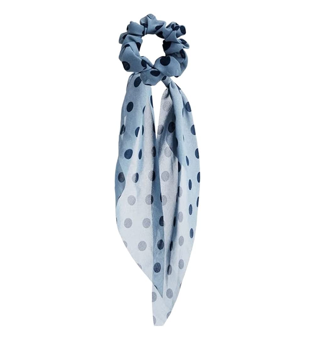 RUVOO Haargummi Scrunchies Bowknot Haarbänder, Gummiband Kopf Seil Haarring Haarschmuck Ball Headwear Haargummis Haarschmuck (Blue : A, Size : 1pcs)